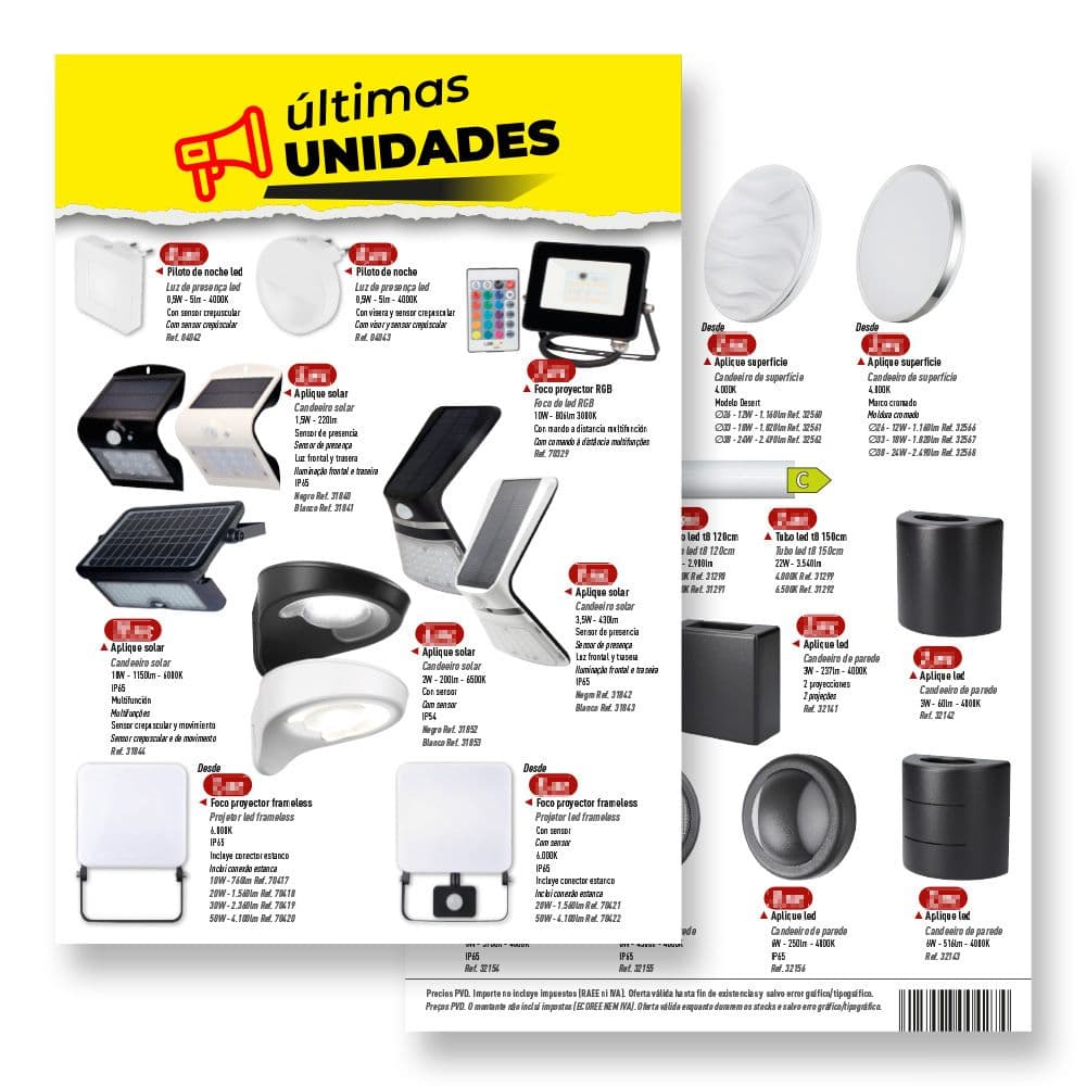 FOLLETO ÚLTIMAS UNIDADES