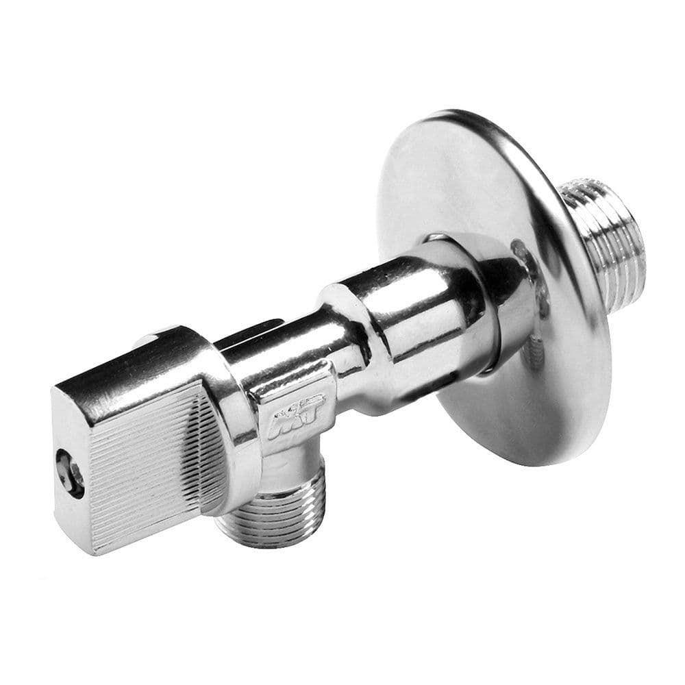 VÁLVULA ESCUADRA ANTICAL CON MANDO METÁLICO ؽ x 3/8 pulg