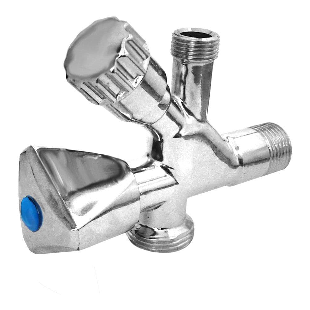 VÁLVULA MIXTA LAVADORA LAVABO ؽ x ¾ x 3/8 pulg