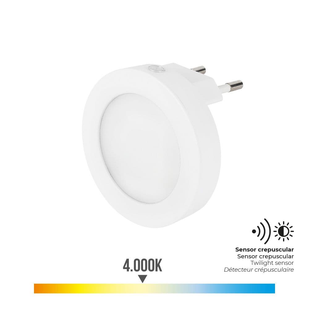 PILOTO NOCHE LED REDONDO 0,5 W 5 lm 4000 K