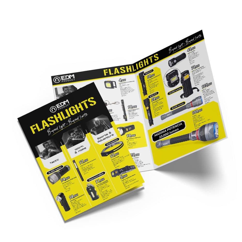 FOLLETO PROMOCIONAL LINTERNAS CASTELLANO