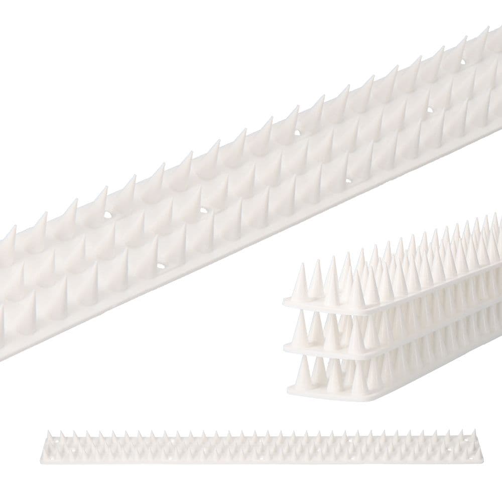 DISUASORIO PARA GATOS, PVC, COLOR BLANCO - 50 cm, 6 uds