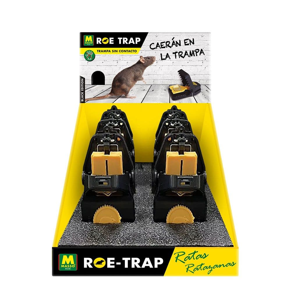 TRAMPA PARA RATAS BLACK EDITION 15,2 x 8 x 7,3 cm