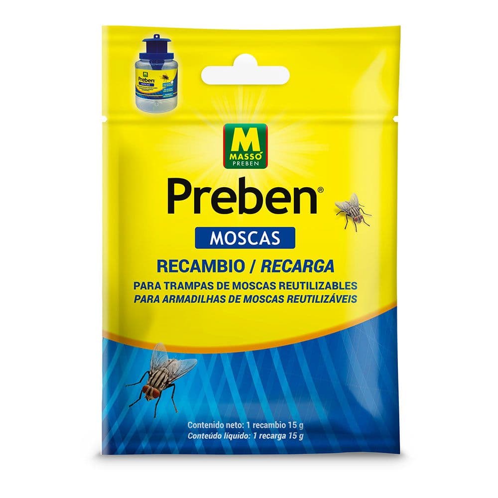 RECAMBIO MINITRAP XL Y TRAMPA PARA MOSCAS BOTE, 15 g