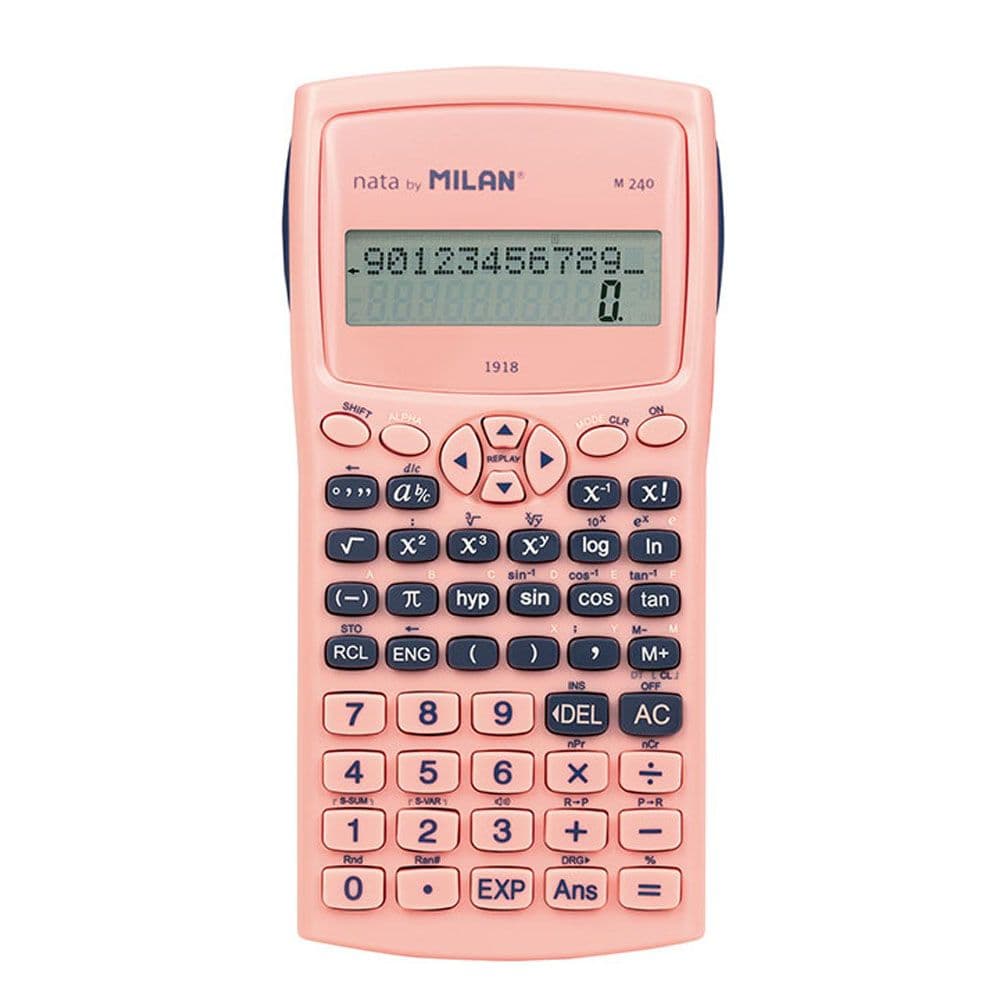 CALCULADORA CIENTÍFICA M240 SERIE 1918 ROSA EN BLISTER