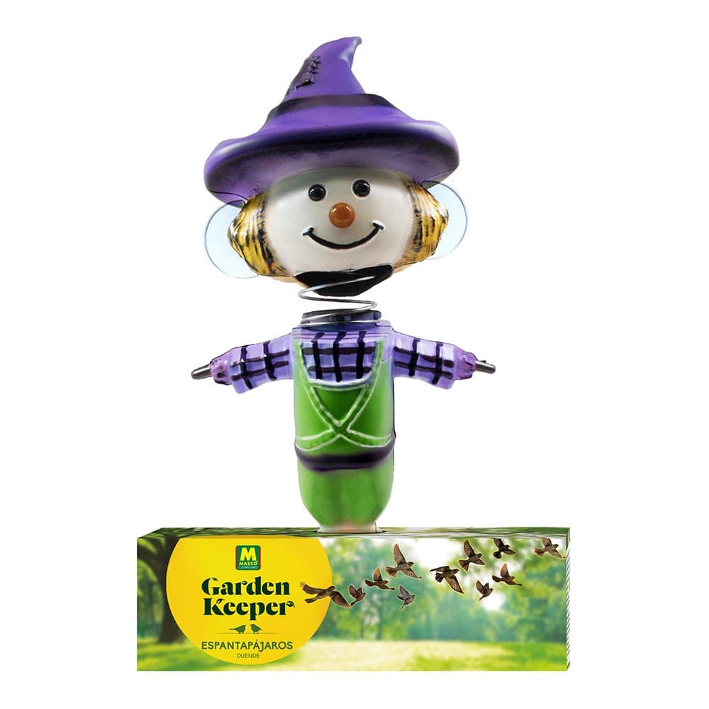 ESPANTAPÁJAROS DUENDE, GARDEN KEEPER, 17 x 10 x 40 cm