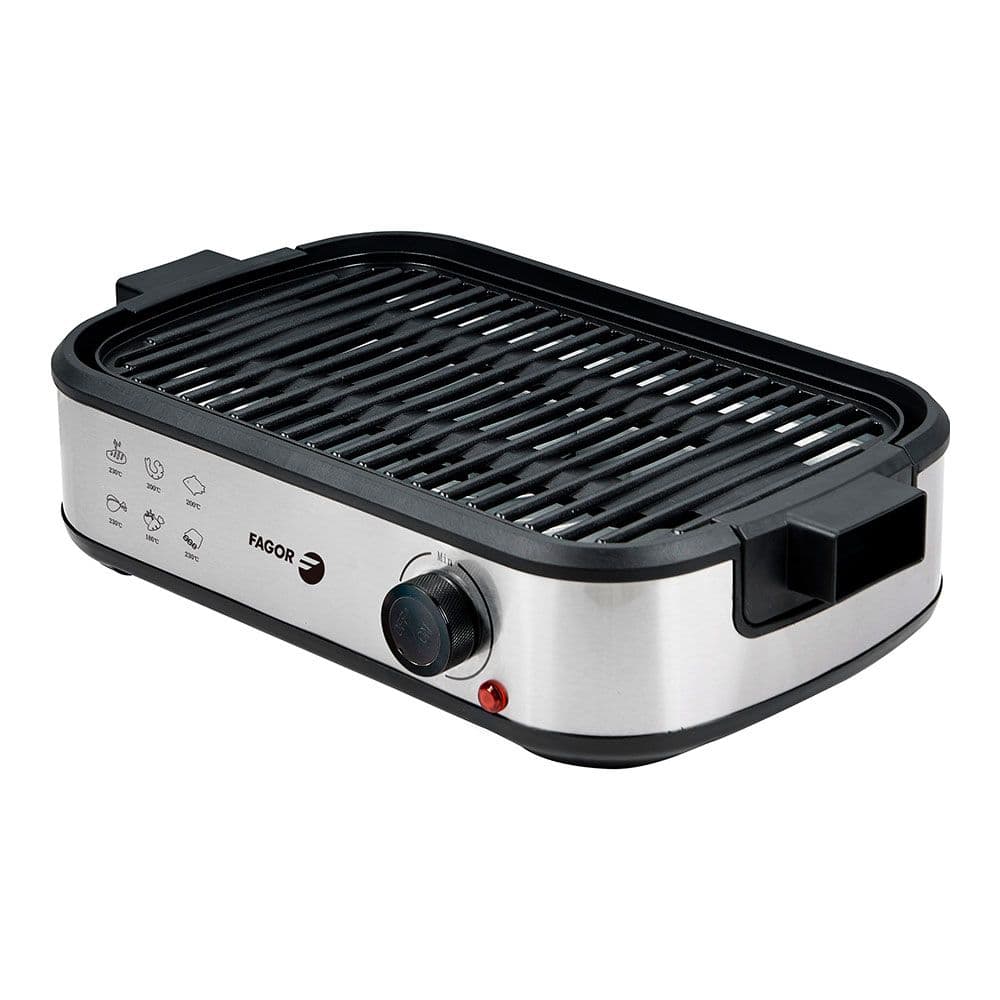 PARRILLA ELÉCTRICA SMOKELESS CON EXTRACTOR DE HUMO 1800 W 44 x 27 x 10,5 cm