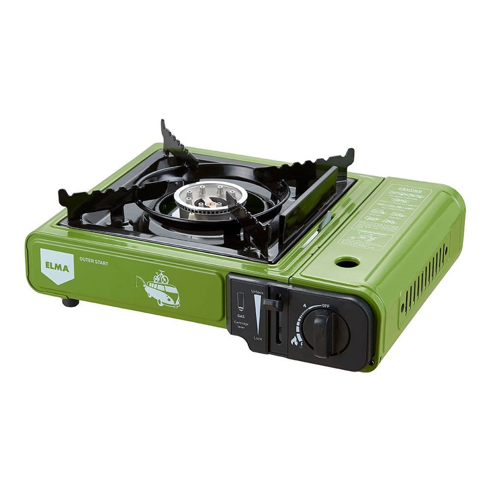 COCINA DE GAS BUTANO/PROPANO OUTER START VERDE 2300 W