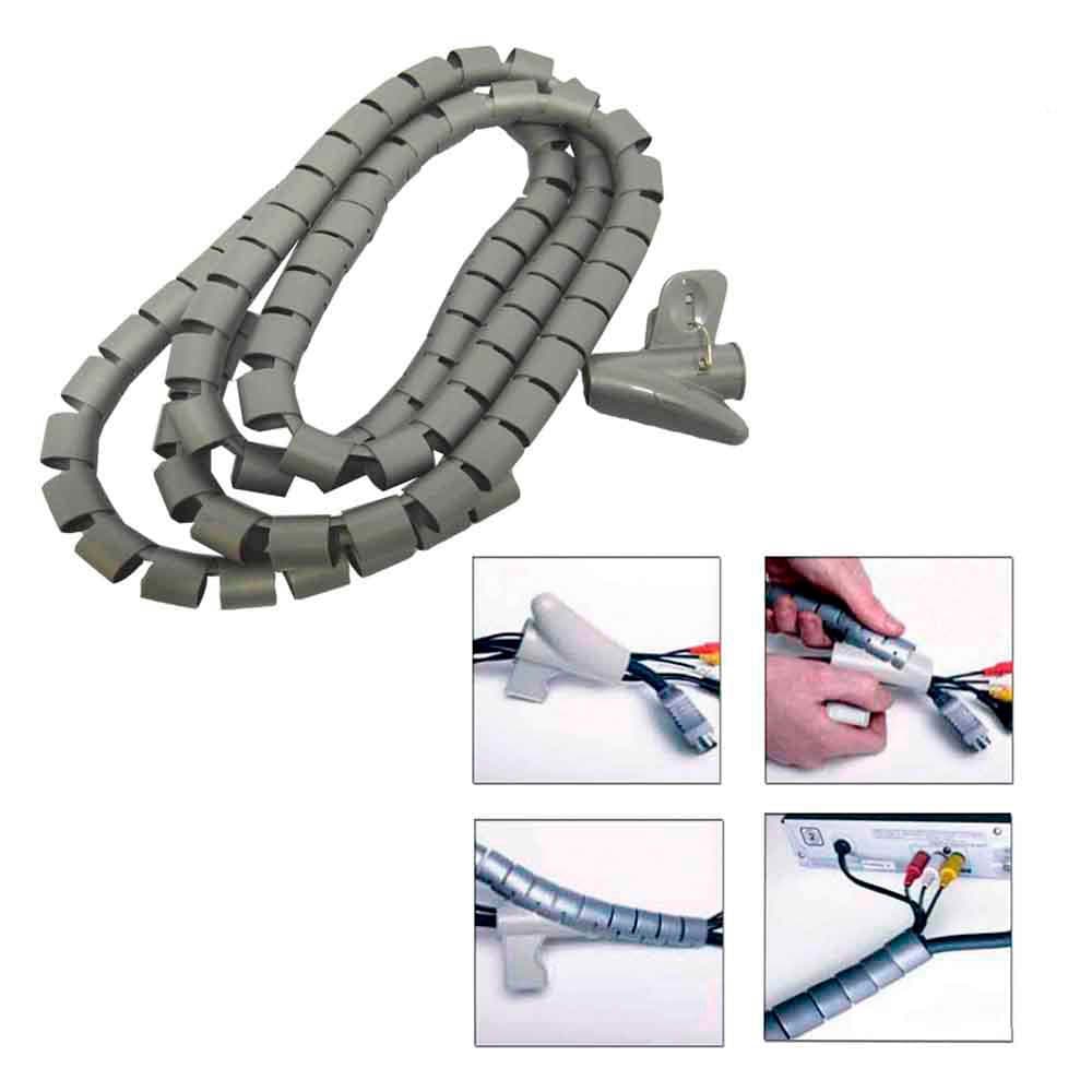 ORGANIZADOR DE CABLES "COMECABLES" 2m Ø25 mm