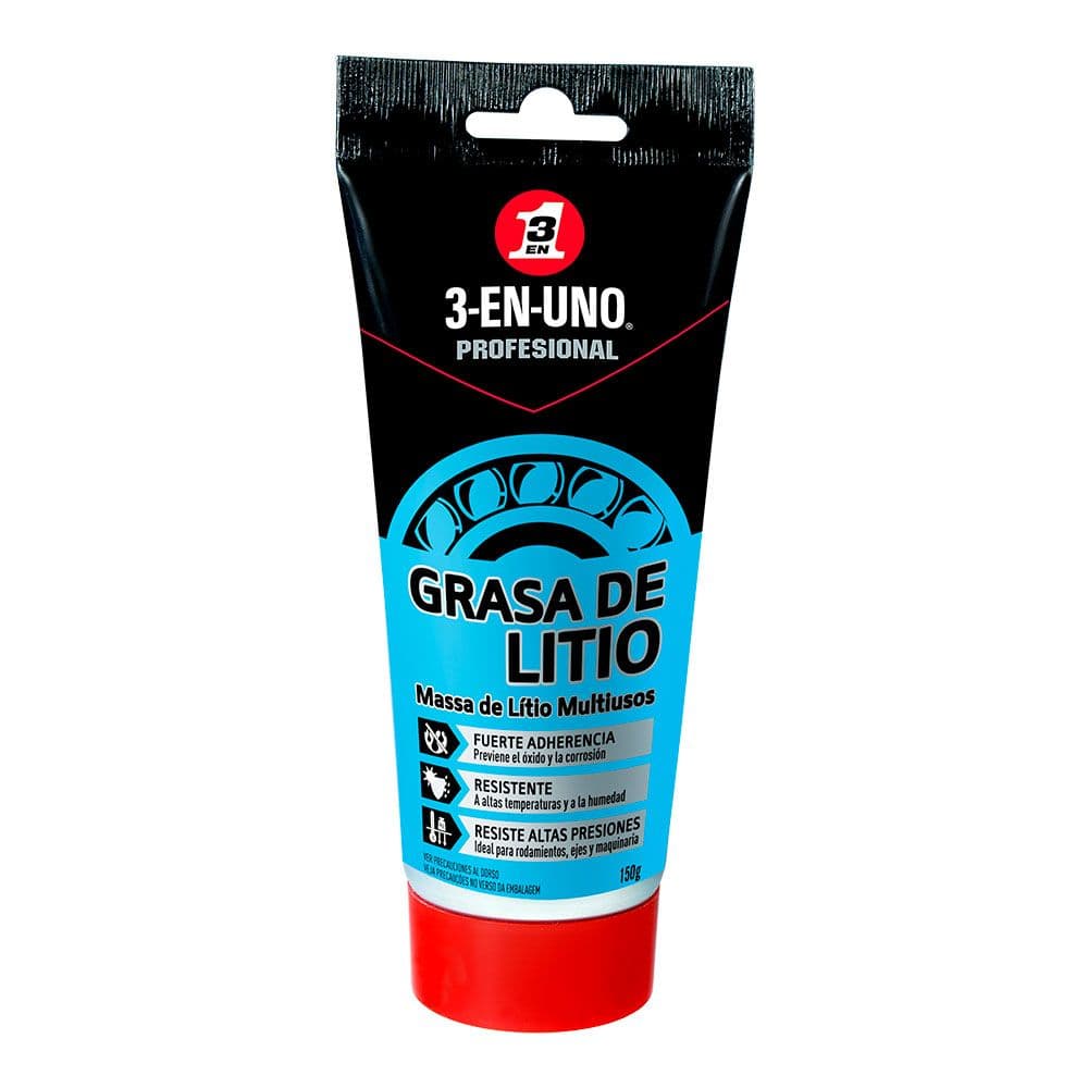 GRASA DE LITIO MULTIUSOS 3 EN 1 TUBO 150 g