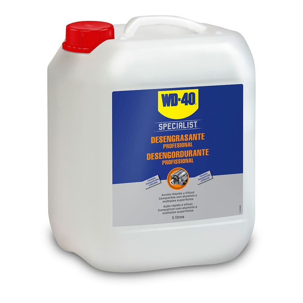 DESENGRASANTE PROFESIONAL WD40 SPECIALIST, FORMATO GARRAFA, 5 L
