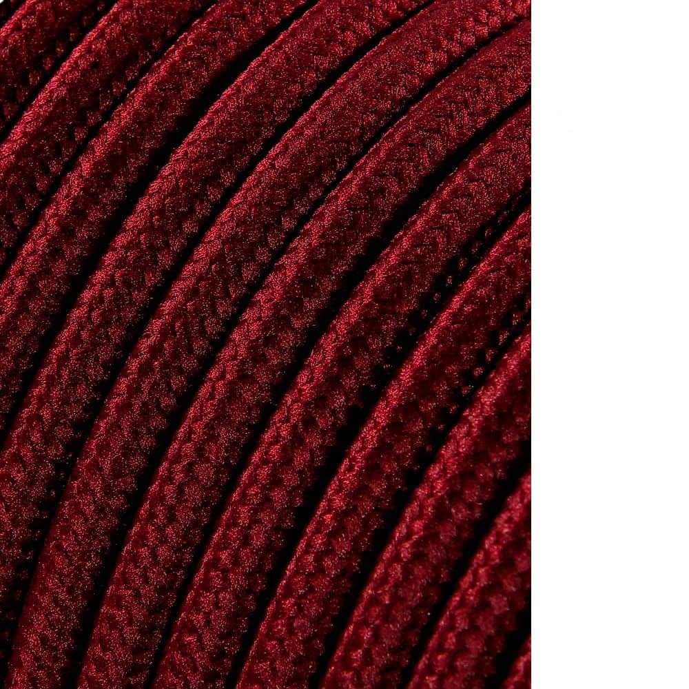 CARRETE CABLE CORDÓN TUBULAR H03VV-F 2 x 0,75 mm² BURDEOS, 5m