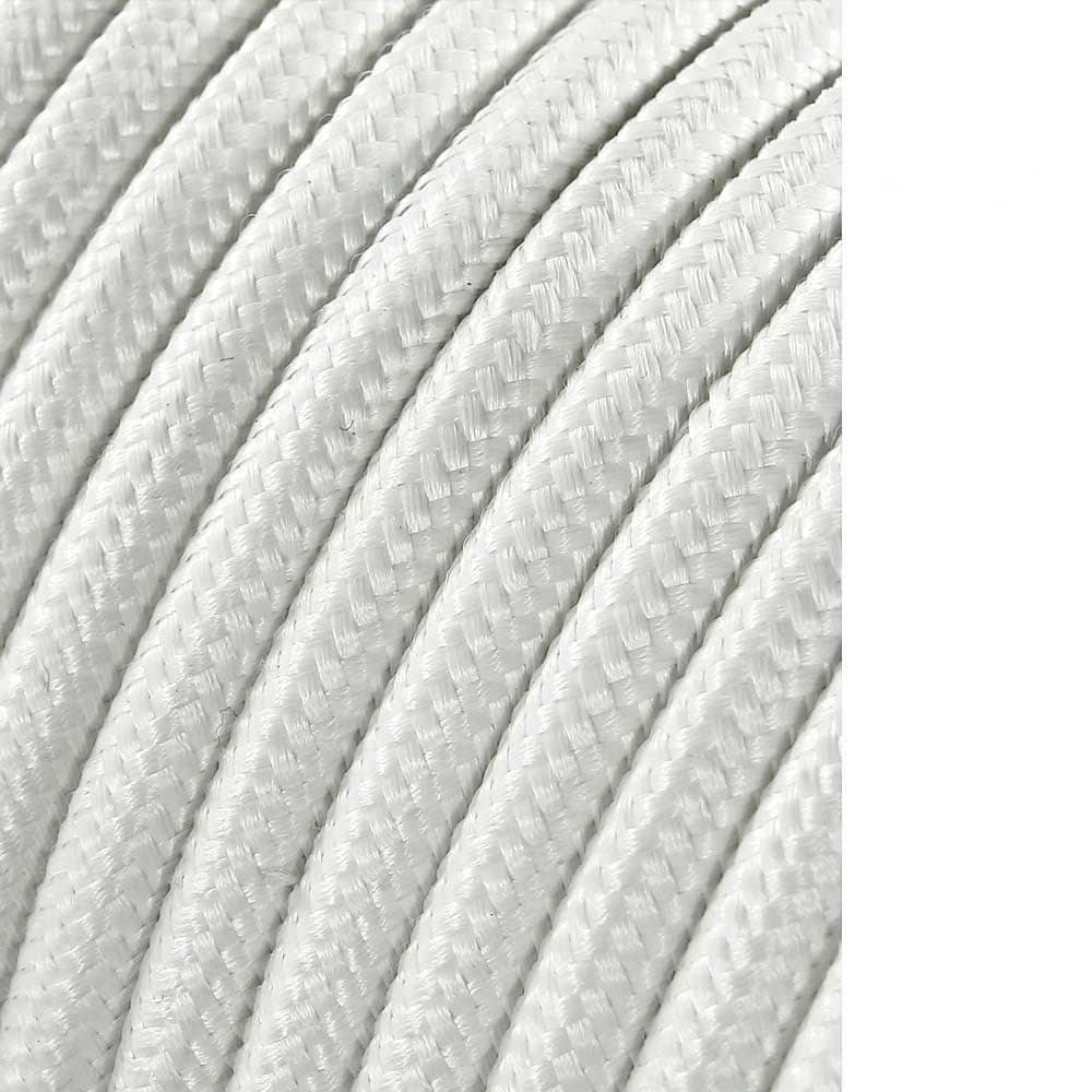 CARRETE CABLE CORDÓN TUBULAR H03VV-F 2 x 0,75 mm² BLANCO, 5 m