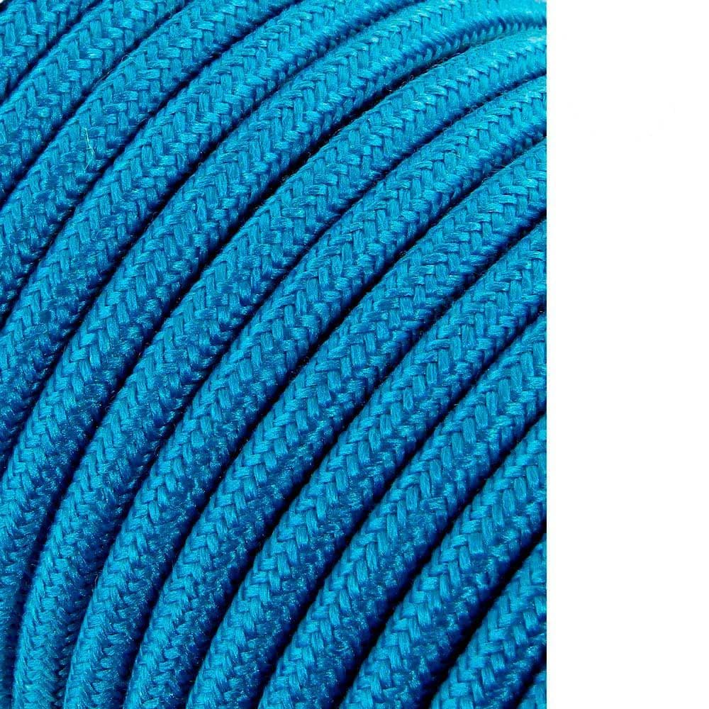 CARRETE CABLE CORDÓN TUBULAR H03VV-F 2 x 0,75 mm² AZUL CLARO, 5 m