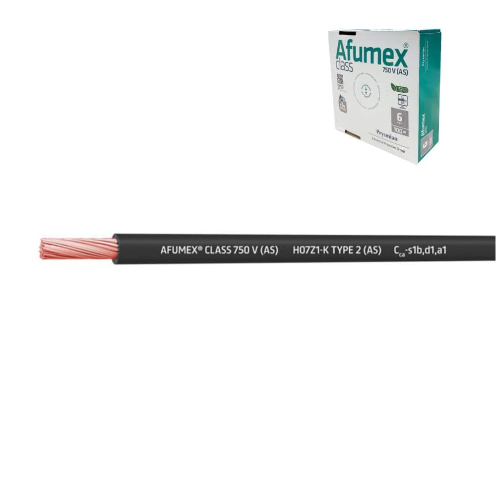 CABLECILLO H07Z1-K(AS) 4,0 mm² NEGRO EURO/m