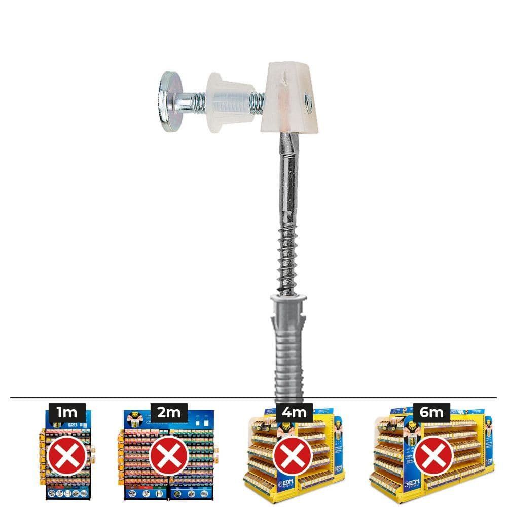 BOLSA 2 UNIDADES FIJACIÓN HORIZONTAL DE WC