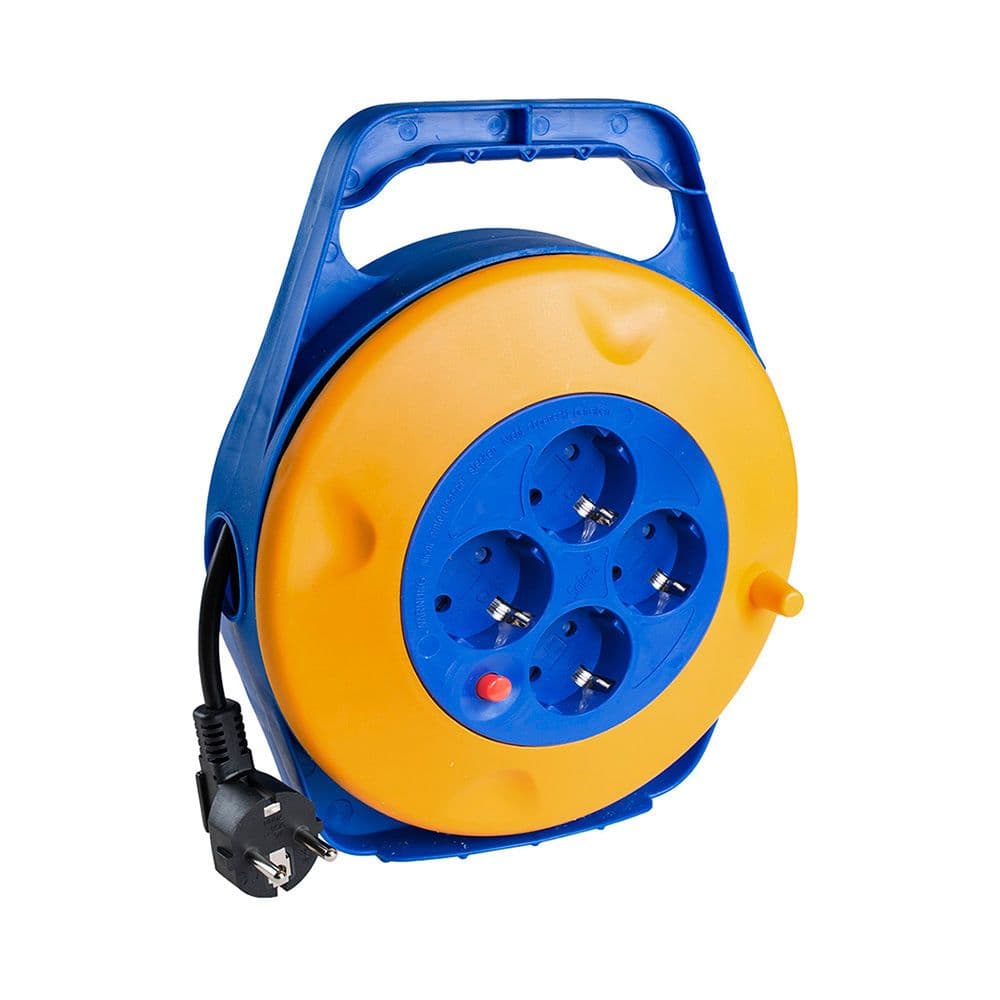 ENROLLACABLES 10 m 3 G 1,50mm² 4 TOMAS BIPOLARES CON T/TL