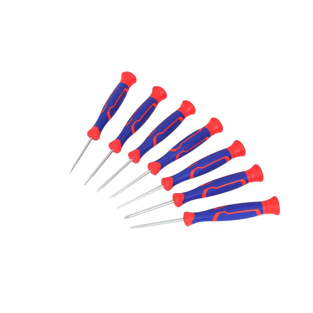 DESTORNILLADORES DE PRECISIÓN, 7 PIEZAS - 3 PHILLIPS + 4 PLANO