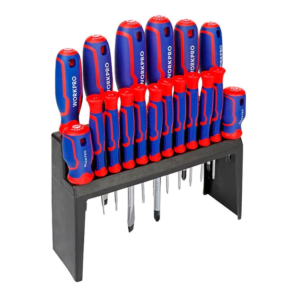 DESTORNILLADORES, JUEGO DE 18 PIEZAS