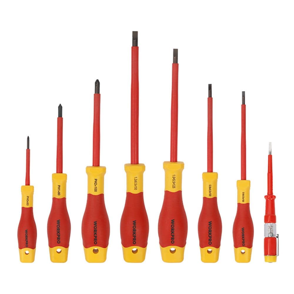 DESTORNILLADORES AISLADOS VDE, JUEGO 8 PIEZAS