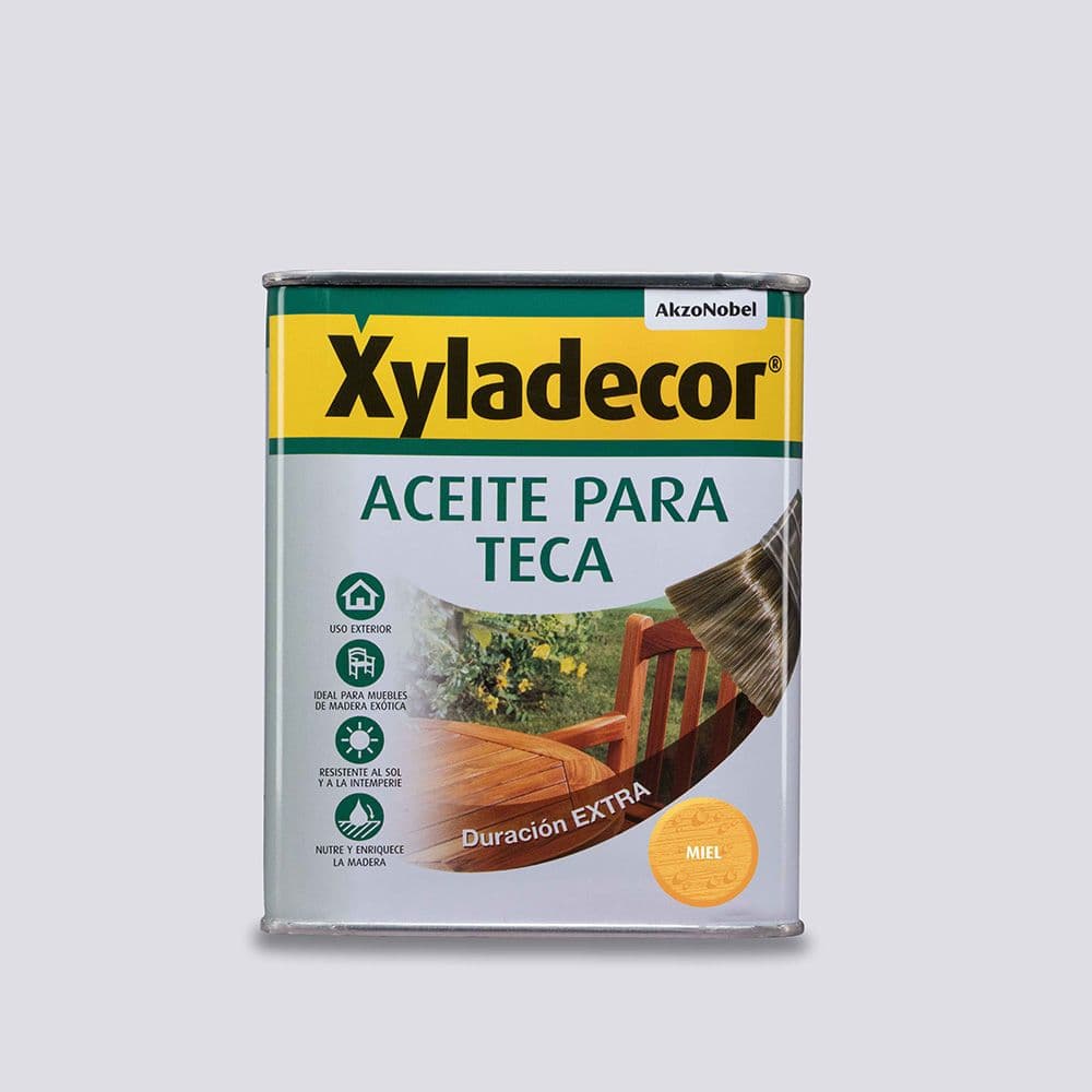 ACEITE PARA TECA COLOR MIEL 5 L