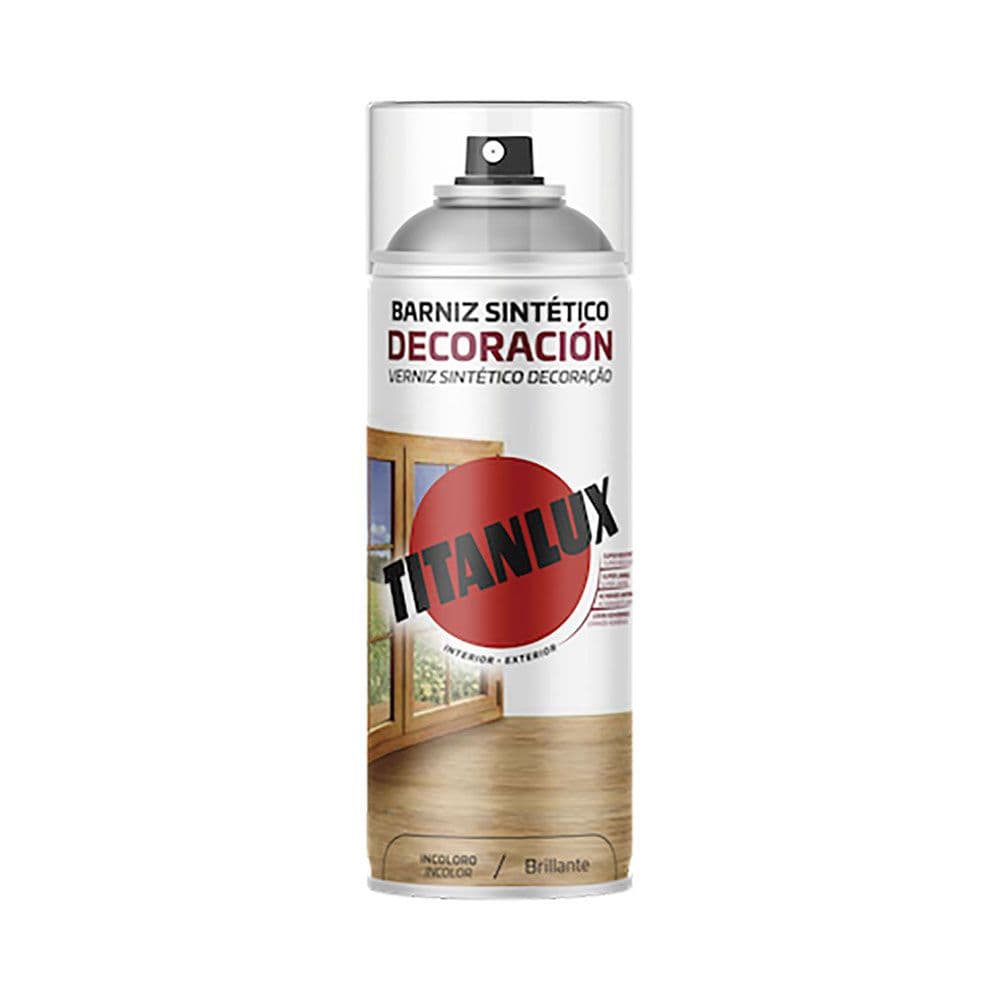 SPRAY BARNIZ SINTÉTICO DE DECORACIÓN INCOLORO BRILLANTE 200 ml