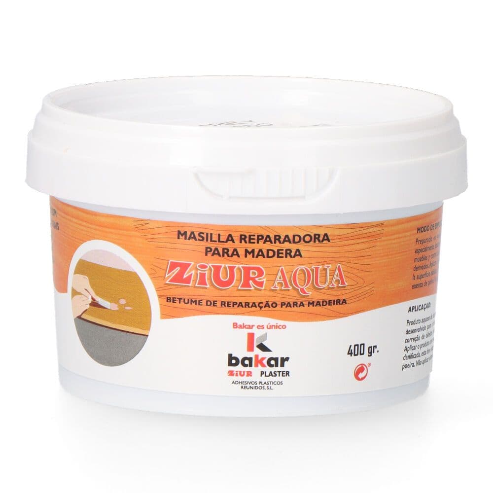 MASILLA REPARADORA PARA MADERA COLOR SAPELY 400 g