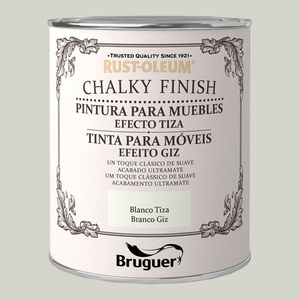 RUST-OLEUM CHALKY FINISH MUEBLES BLANCO TIZA 125 ml