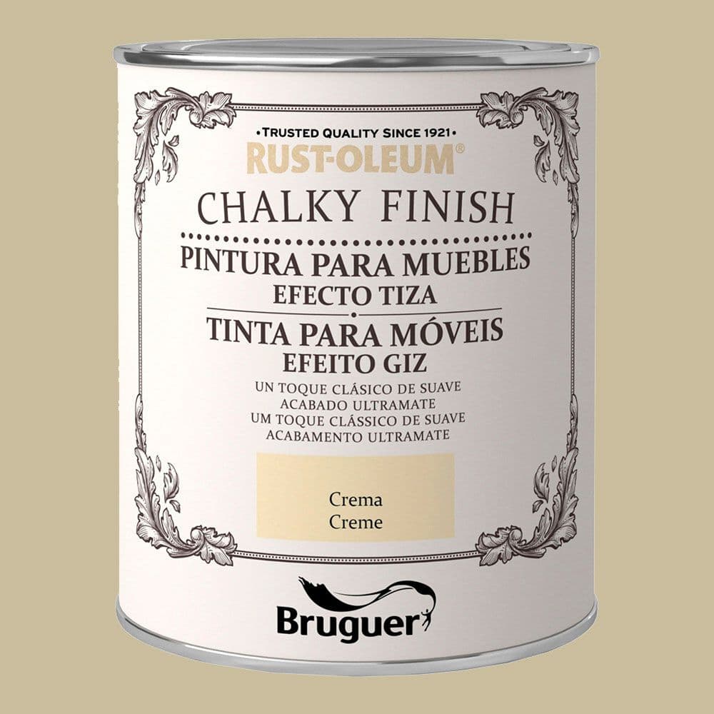 RUST-OLEUM CHALKY FINISH MUEBLES CREMA 750 ml