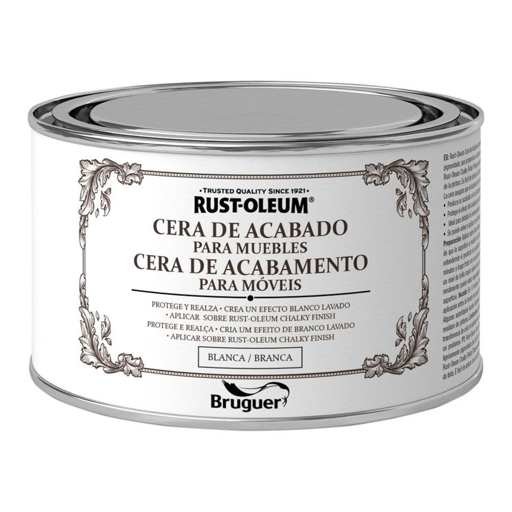 RUST-OLEUM CHALKY FINISH CERA PARA MUEBLES BLANCA 400 ml