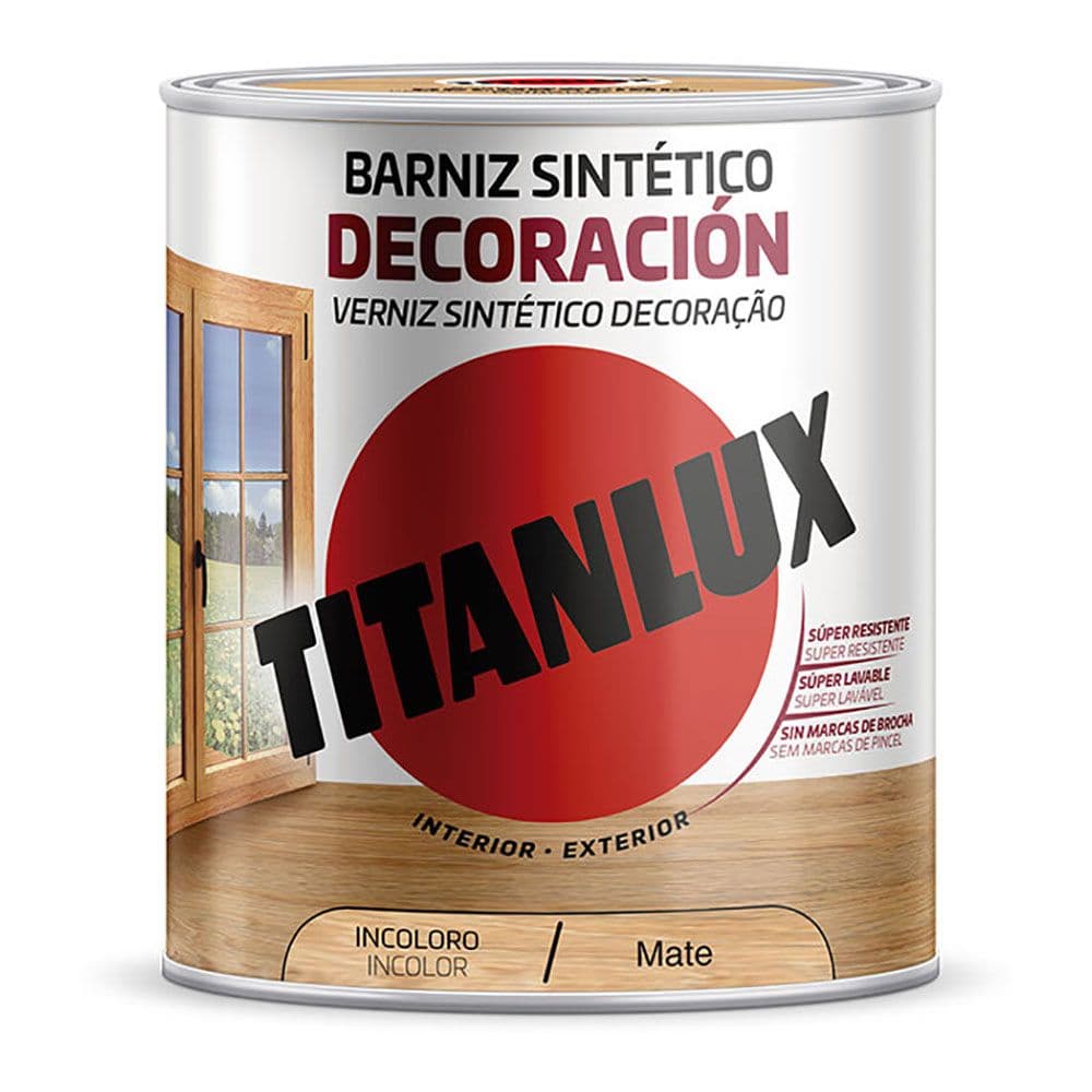 BARNIZ SINTÉTICO DECORACIÓN INCOLORO MATE 250 ml