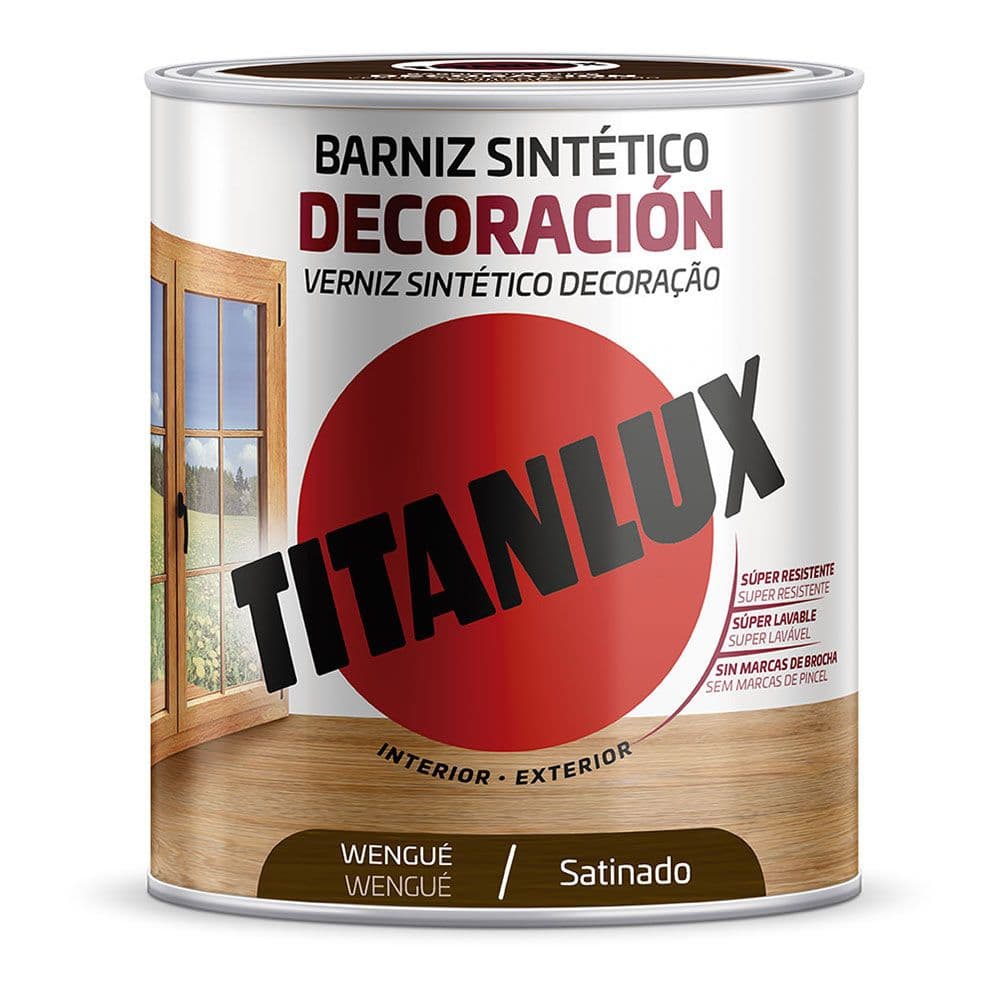 BARNIZ SINTÉTICO DECORACIÓN WENGUE SATINADO 250 ml