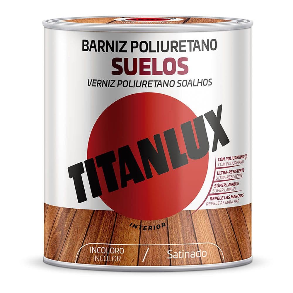 BARNIZ POLIURETANO SUELOS INCOLORO SATINADO 750 ml