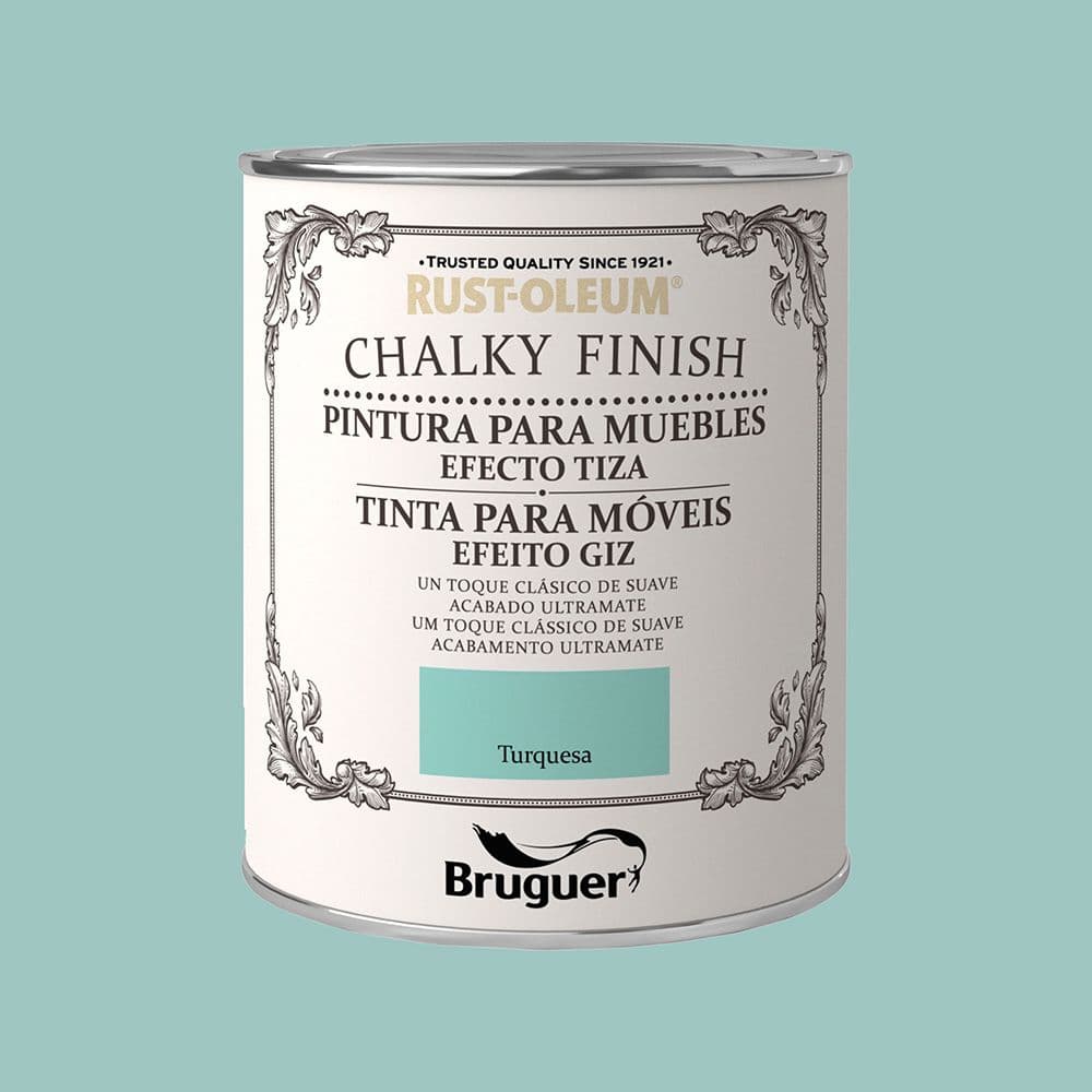 RUST-OLEUM CHALKY FINISH MUEBLES TURQUESA 750 ml