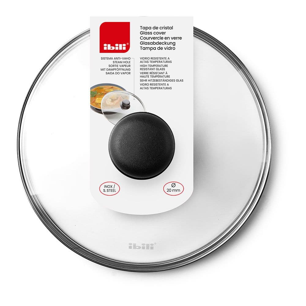 TAPA DE CRISTAL Ø18 cm