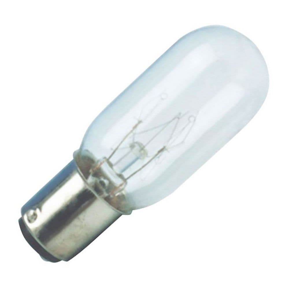 BOMBILLA INCANDESCENTE TUBULAR BAYONETA, 15 W