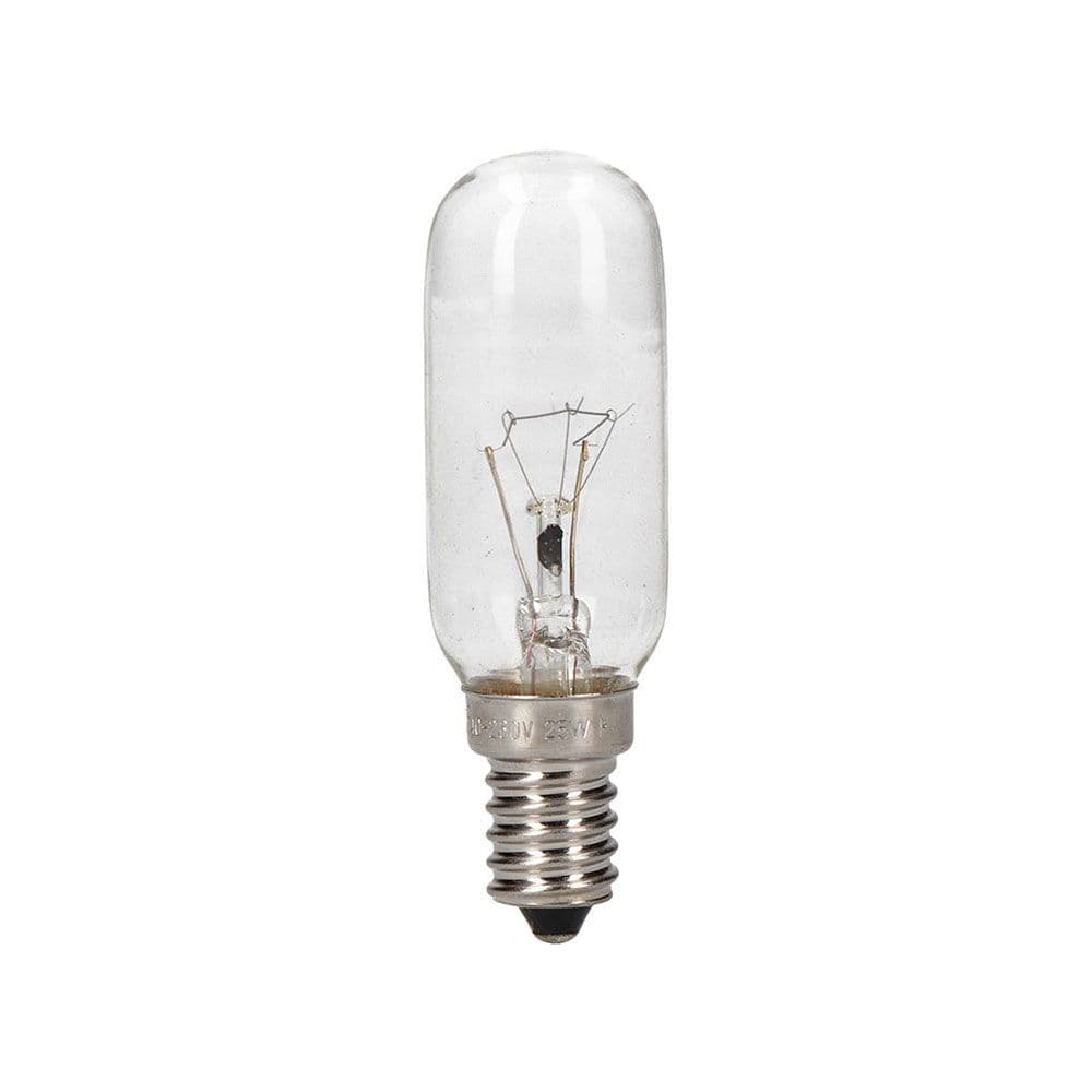 BOMBILLA INCANDESCENTE TUBULAR, E-14, 25 W, 25 x 80 mm