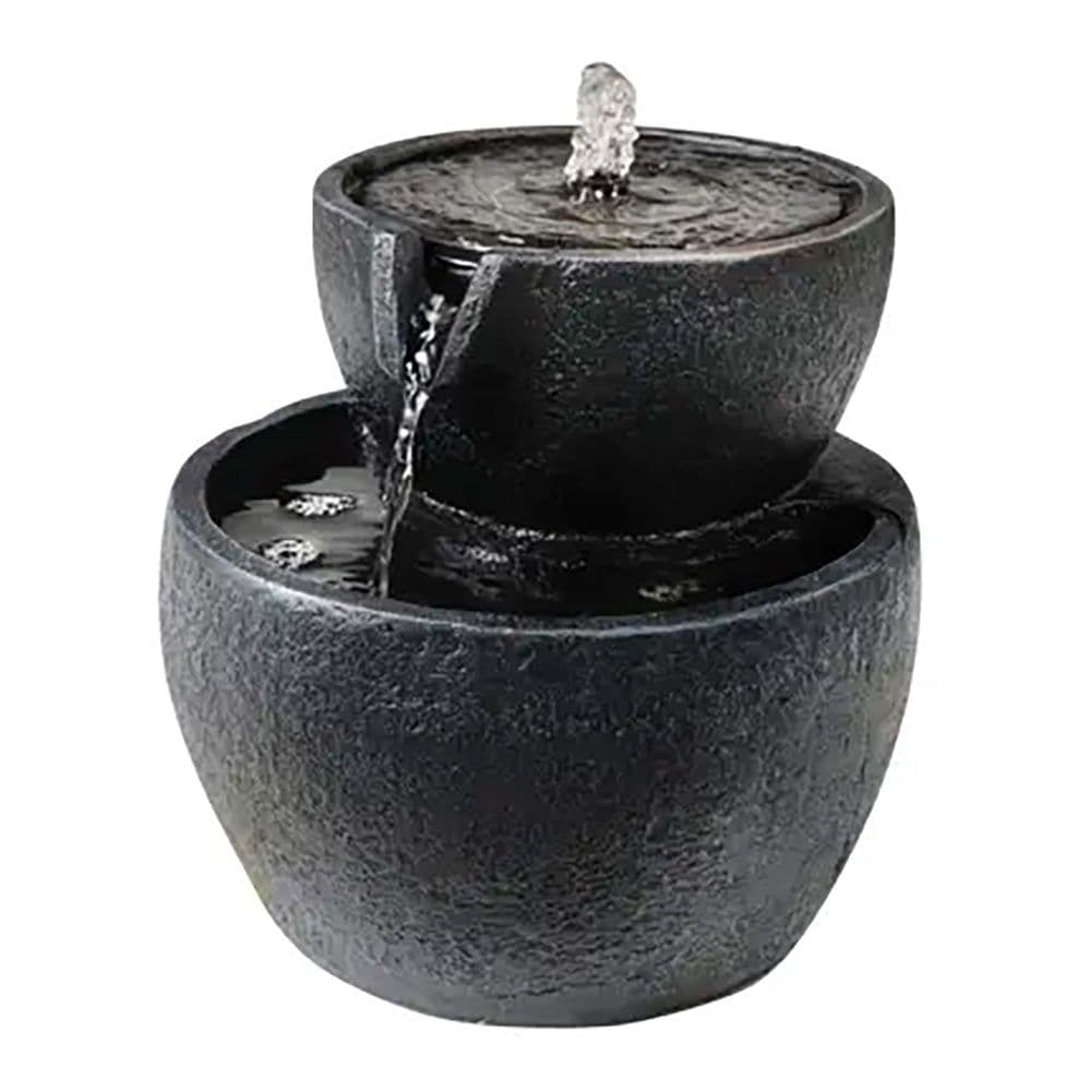 FUENTE SOLAR PARA EXTERIOR IP68, DE POLIRESINA - Ø20 x 20,5 cm