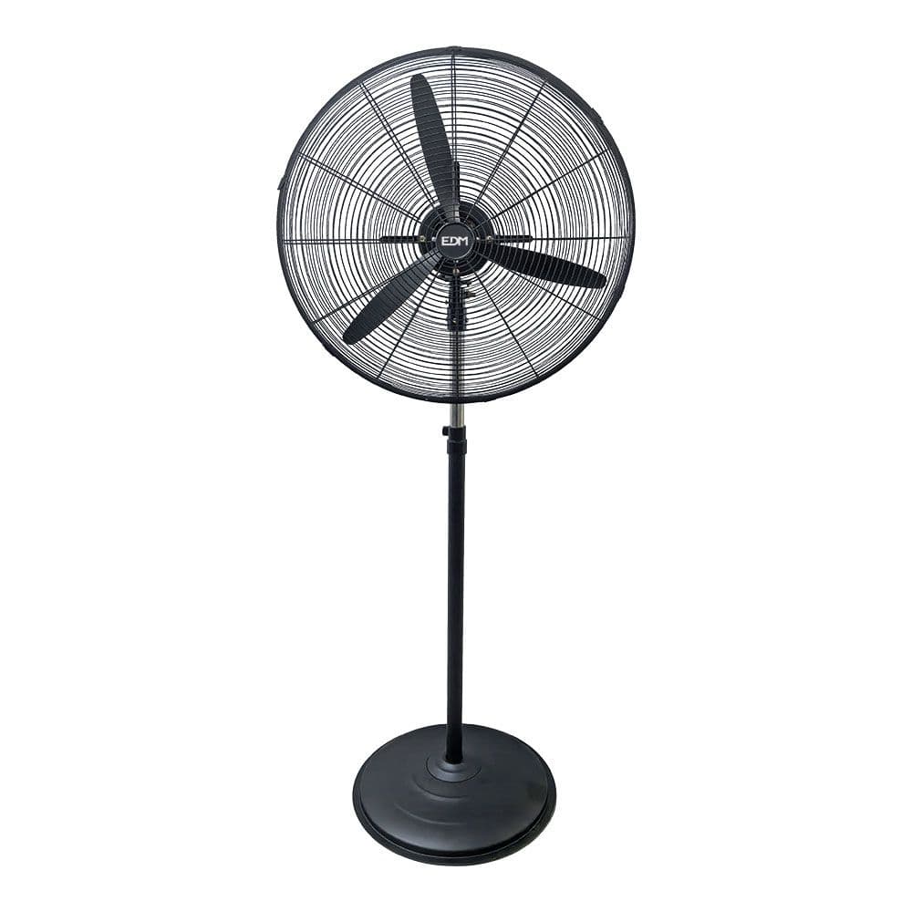 VENTILADOR INDUSTRIAL DE PIE 150 W, NEGRO, Ø60 cm