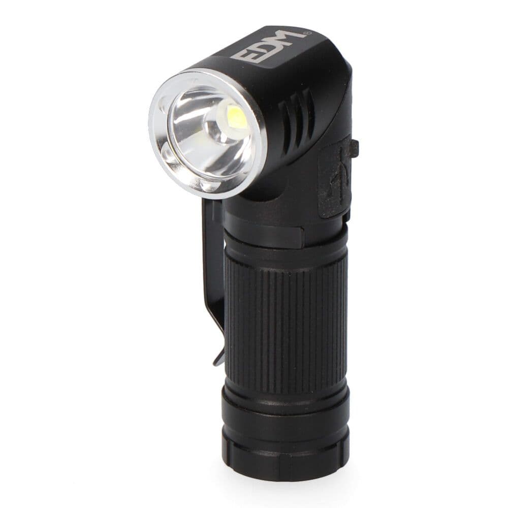 MINI LINTERNA LED NANO VORTEX, DIRECCIONABLE, ALUMINIO, RECARGABLE, 8W 450 lm