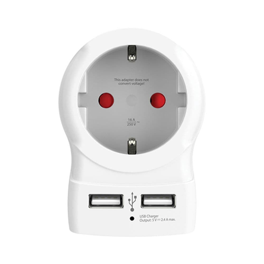 ADAPTADOR EUROPEO USB SKROSS 1500282