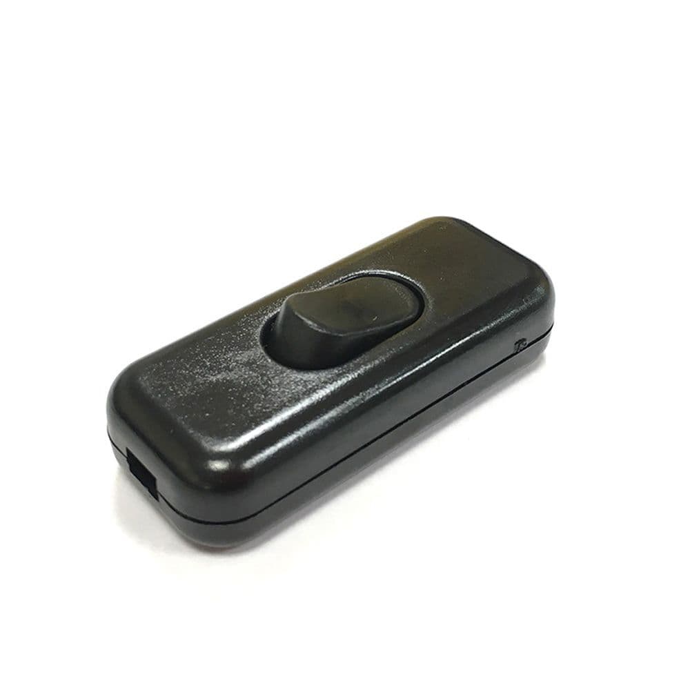 INTERRUPTOR DE PASO, 4A 250V~, NEGRO (RETRACTILADO)