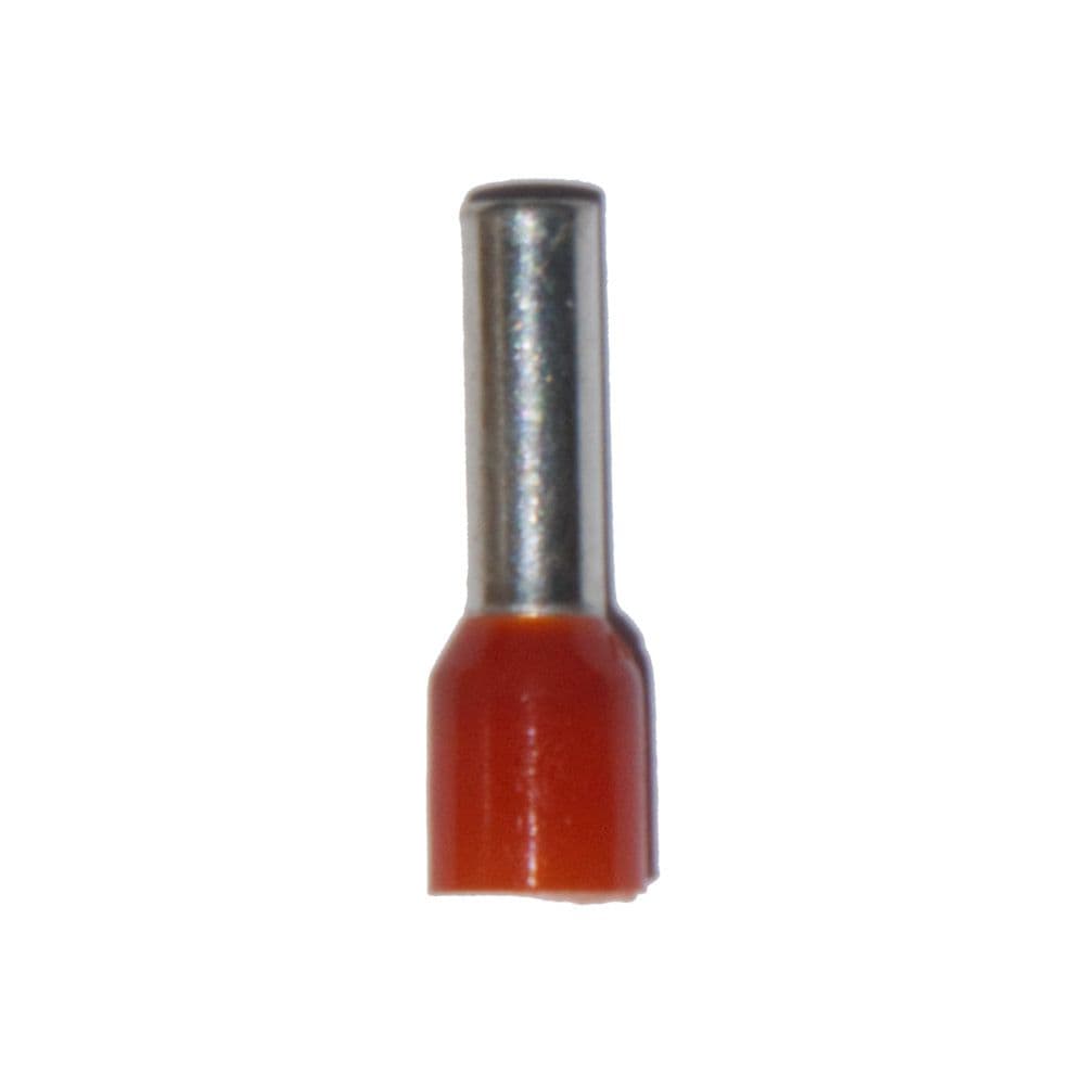 PUNTERA AISLADA 04,00 mm², NARANJA, 100 uds