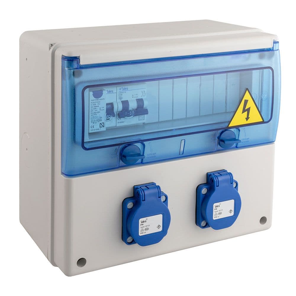 CUADRO INDUSTRIAL MONTADO DE 11 ELEMENTOS, 270 x 160 x 250 mm