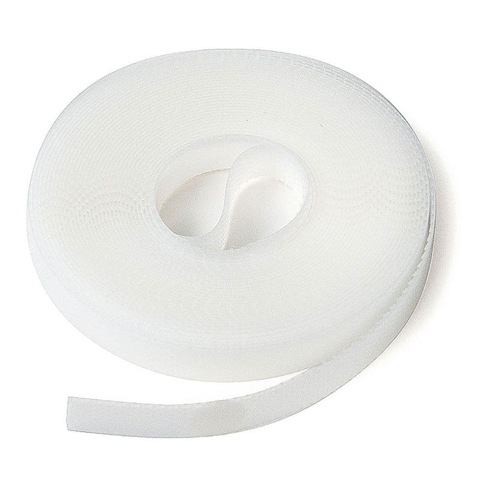 CINTA ADHESIVA PARA MOSQUITERA DE POLIÉSTER, BLANCA, 650 cm
