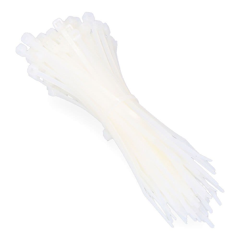 BRIDAS NATURAL 2,5 x 100 mm NYLON ALTA CALIDAD (BOLSA 100 unid.)