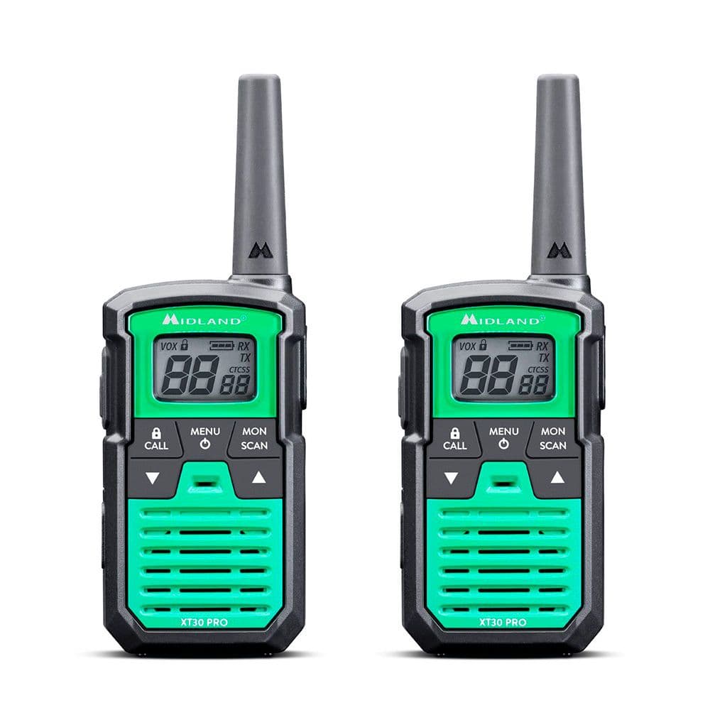 WALKIETALKIES XT-30 PRO C1463, 16 CANALES PMR446, VERDES