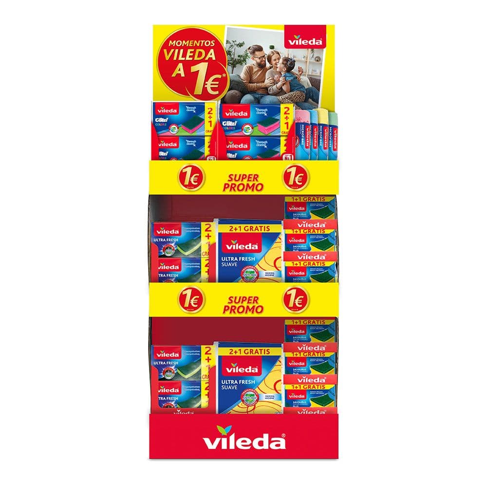 EXPOSITOR "MOMENTOS VILEDA A 1€