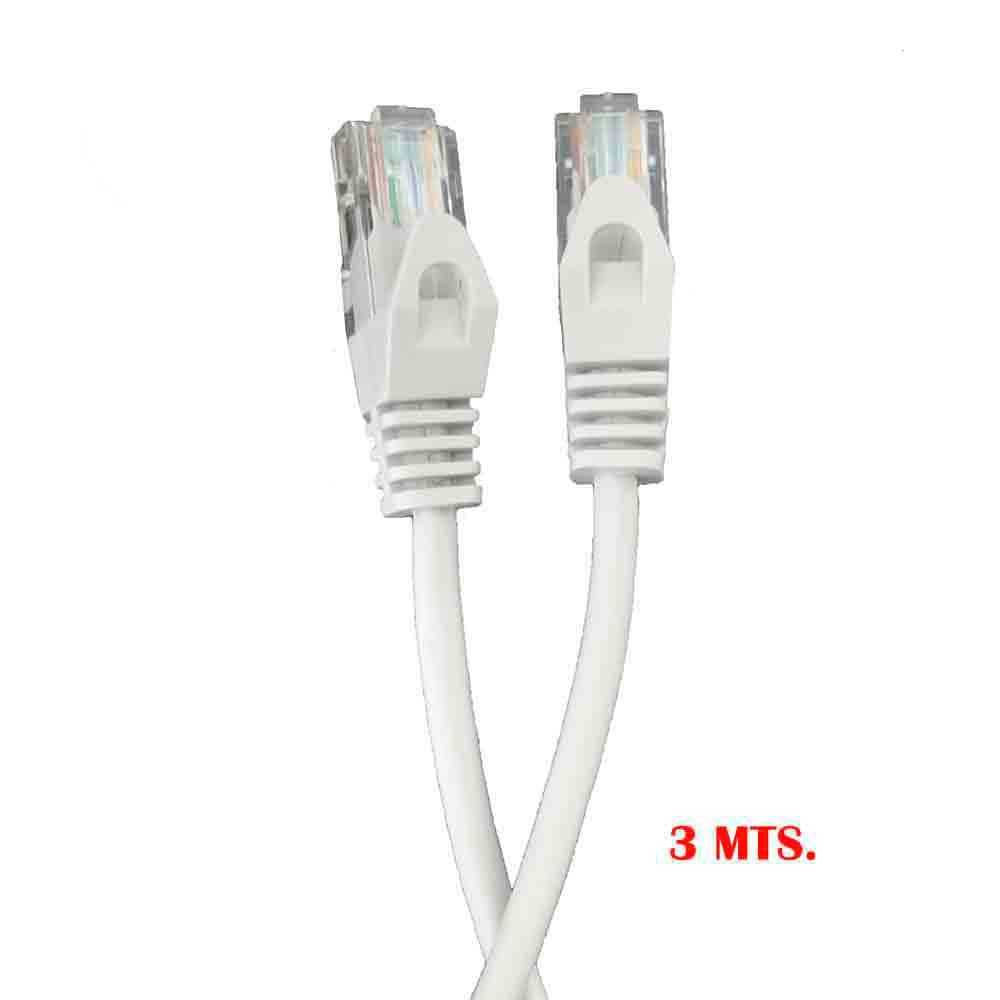CABLE UTP CAT.5E LATIGUILLO RJ45 "OUTEX" 3 m