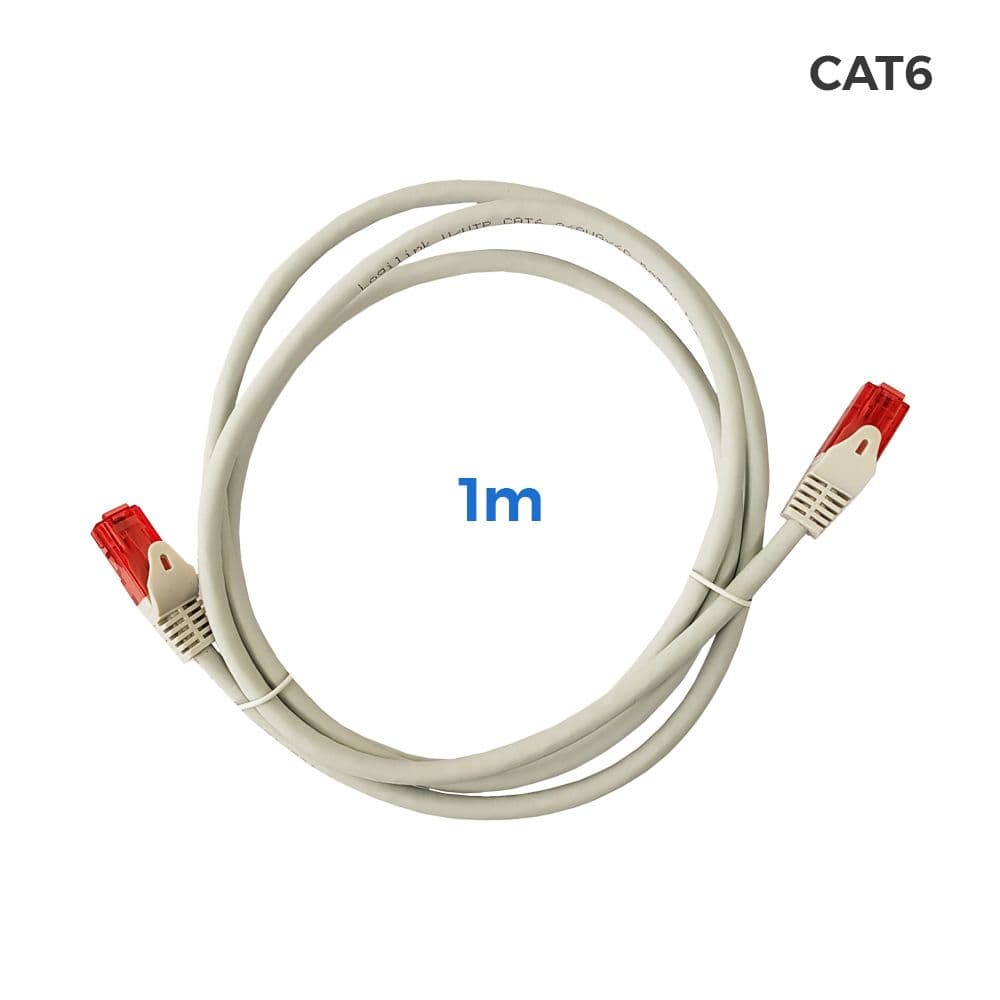 CABLE UTP CAT.6 LATIGUILLO RJ45 COBRE LSZH GRIS 1 m
